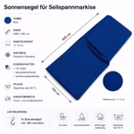 Bild des Windhager Sonnensegels 420x145cm Bild des Windhager Sonnensegels 420x145cm