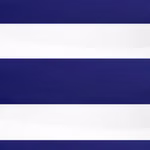 Bild Seilspannmarkise Blau-Weiß