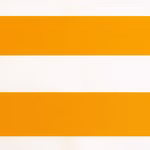Bild Seilspannmarkise Orange-Weiß