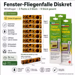 Bild der Windhager Fenster-Fliegenfalle Diskret Bild der Windhager Fenster-Fliegenfalle Diskret