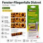 Bild der Windhager Fenster-Fliegenfalle Diskret Bild der Windhager Fenster-Fliegenfalle Diskret