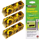 Bild von 3 Fenster-Fliegenfallen und der Verpackung