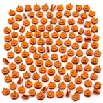 Bild des 120er Packs Deko-Kürbis-Klammern