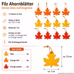 Bild von Filz-Ahornblättern