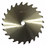 Bild eines Kreissägeblattes Frontalansicht