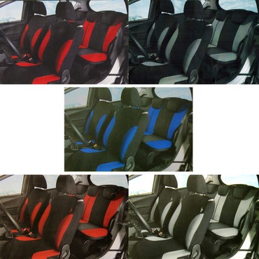Auto Sitzbezüge Schonbezug Einzelbezug für PKW/VAN Schonbezug Bezüge Blau  AS7256