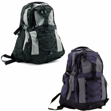 Bild der Vorder- und Rückseite des Rucksacks
