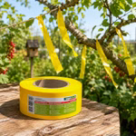 Bild des Windhager Vogelabwehrbands in gelb 100m
