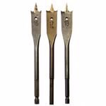 Bild der 3 Flachfräsbohrer des Set A