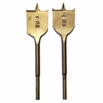 Bild der 2 Flachfräsbohrer des Set D