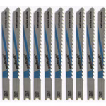 Bild von 10 Stichsägeblättern nebeneinander