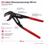 Bild der Wiha Wasserpumpenzange Basic Bild der Wiha Wasserpumpenzange Basic