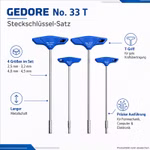 Bild des 4-tlg Gedore Steckschlüsselsets Bild des 4-tlg Gedore Steckschlüsselsets