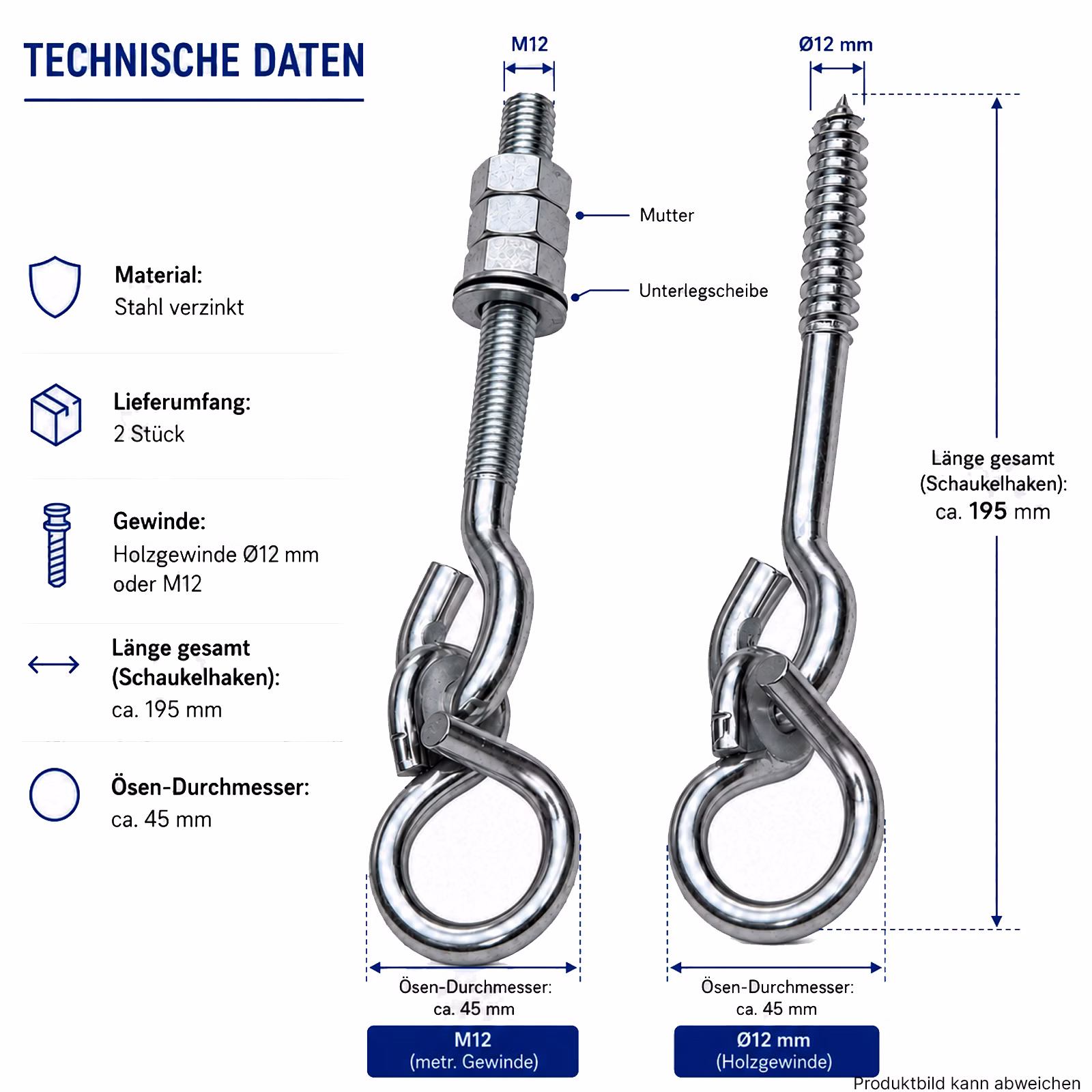 Bild der Conacord Schaukelhaken Bild der Conacord Schaukelhaken