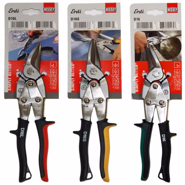 Bild von 3 Blechscheren in Verpackung