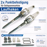 Bild der Windhager Punktbefestigung