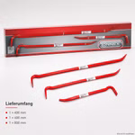 Bild des 3er Packs Connex Nageleisen in rot Bild des 3er Packs Connex Nageleisen in rot