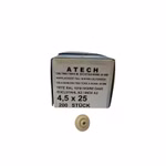 Bild Frontalaufnahme Karton + Schraube(n) der Sorte 4.5x25 RAL 1015