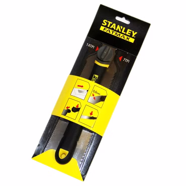 Stanley Japansäge in der Verpackung gelb schwarz