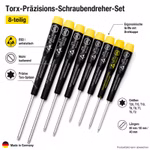 Bild aller Schraubendrehre des ESD-Schraubendreher-Sets Bild aller Schraubendrehre des ESD-Schraubendreher-Sets