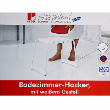 Bild der Verpackung des Badezimmer-Hockers