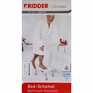 Bild der Verpackung des Badeschemels comfort