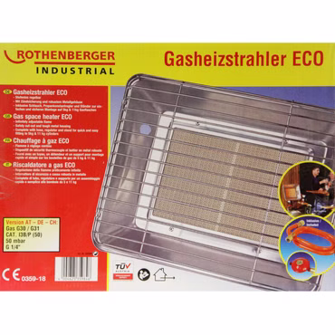 Verpackung Gasheizstrahler ECO Front