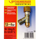 Frontalaufnahme der Schlauchbruchsicherung 35925