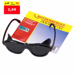 Werbebild der Rothenberger Schutzbrille mit Werbeauszeichnung oben links