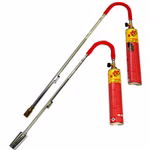 Bild von 2 Turbo-Plus-Unkrautbrennern mit 2 angeschlossenen multigas300 Kartuschen