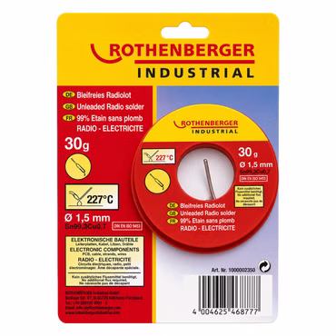 Bild des Rothenberger Bleifreien Radiolots 30g Bild des Rothenberger Bleifreien Radiolots 30g