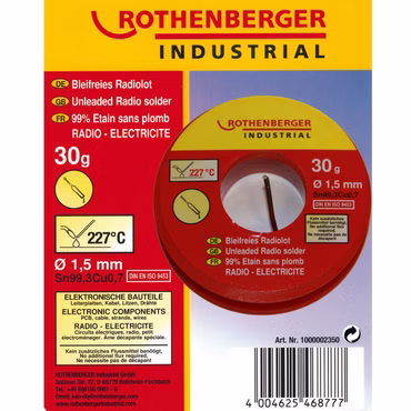 Bild des Rothenberger Radiolot in der Verpackung