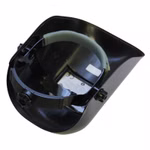 Schweisserhelm in Schwarz, Rückseite
