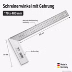 Bild eines 400mm Schreinerwinkels Bild eines 400mm Schreinerwinkels