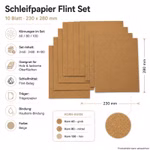 Bild des 10er Packs Schleifpapier Bild des 10er Packs Schleifpapier