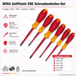Bild des 6er wiha Weidmüller Schraubendreher Sets Bild des 6er wiha Weidmüller Schraubendreher Sets