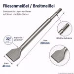 Bild des Feida Fliesenmeißels Bild des Feida Fliesenmeißels