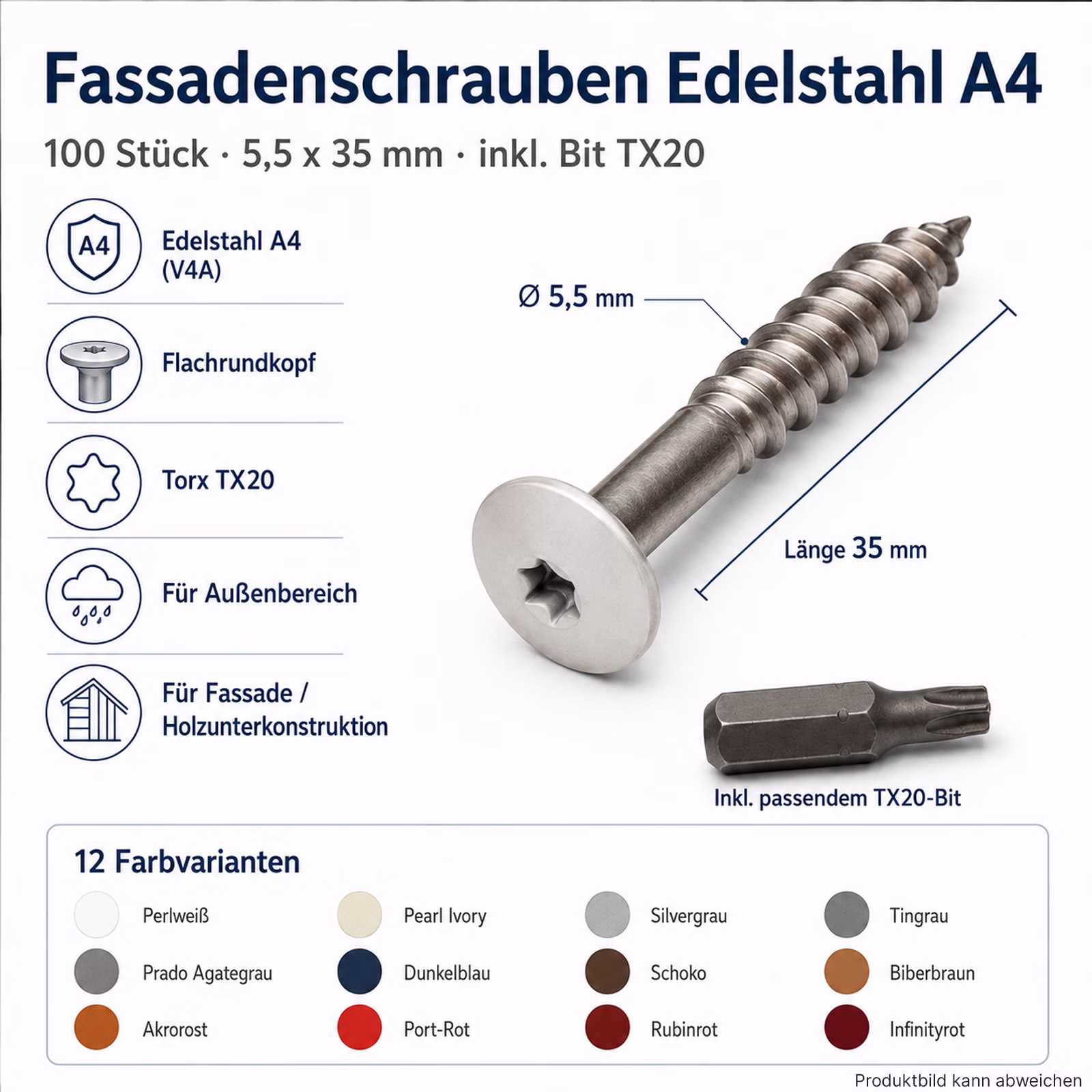 Bild der Reisser Fassadenschrauben