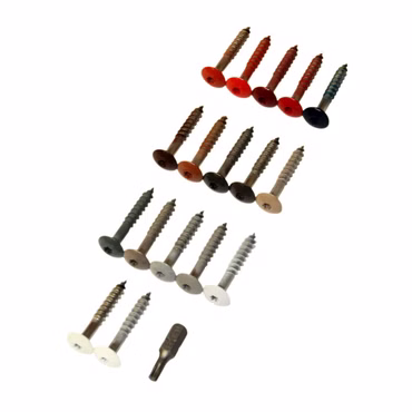 100x Fassadenschrauben Torx Edelstahl A4 Holzschrauben 5,5x35mm inkl. Bit TX