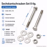 Bild der Reisser Edelstahl Durchgangsschrauben M10 Bild der Reisser Edelstahl Durchgangsschrauben M10