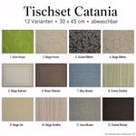 Bildmontage mehrerer Catania Tischsets Bildmontage mehrerer Catania Tischsets