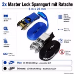 Bild der MasterLock Spanngurte Bild der MasterLock Spanngurte