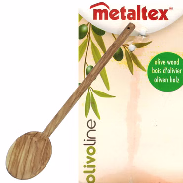 Bild des Oliven-Kochlöffels mit Verpackung