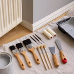 Bild des Malerpinsel Sets
