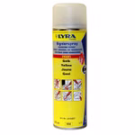 Lyra Profi Signierspray Dose gelb Frontseite