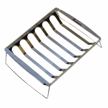 Bild des aufgestellten Sparerib-Halters