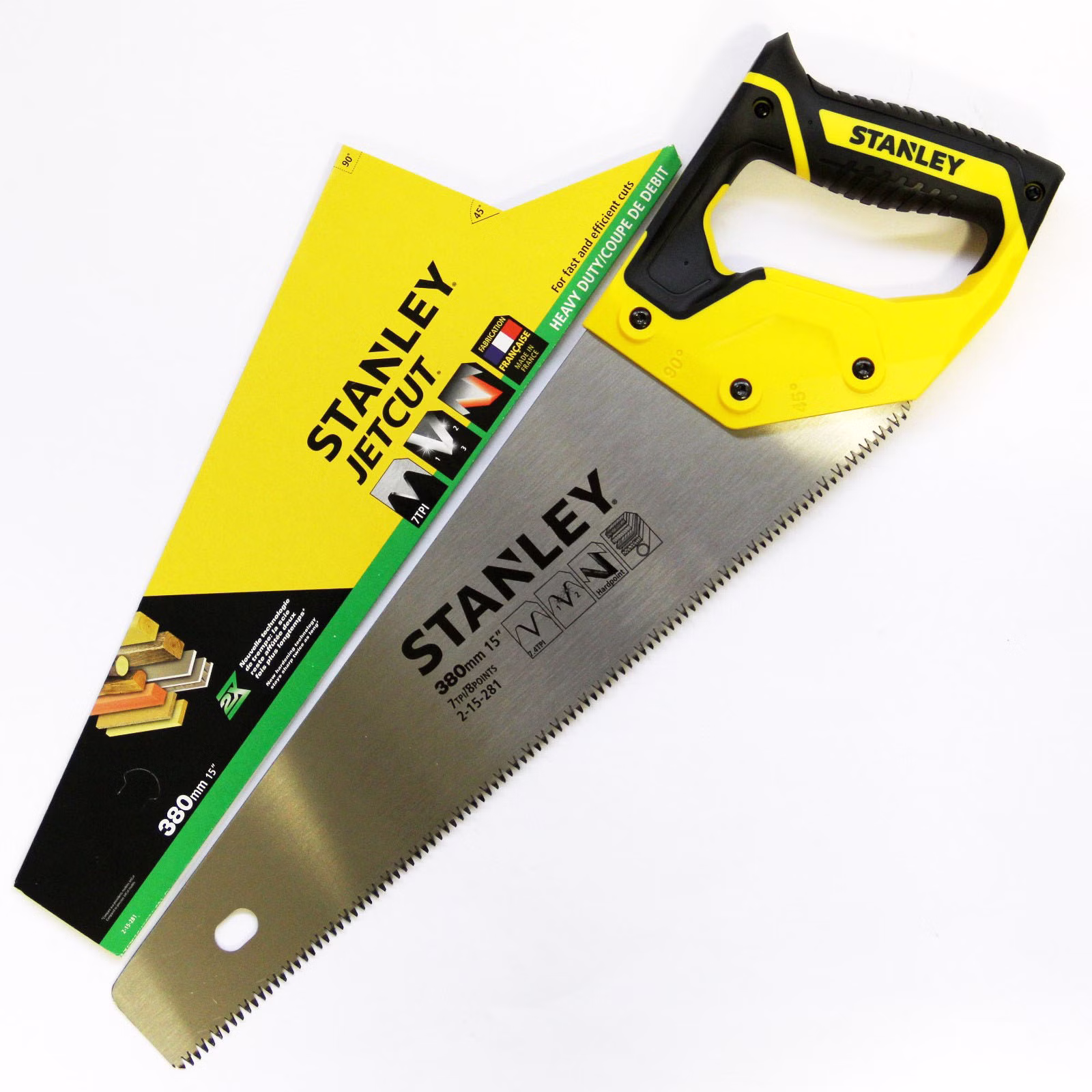 Bild der Sägen Gesamt Bild der Stanley Fuchsschwanz 380 mm grob