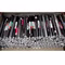 Bild einer Box voll Klebefolien schwarz Bild einer Box voll Klebefolien schwarz