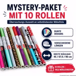 Bild des 10er Pakets Klebefolie Bunt Bild des 10er Pakets Klebefolie Bunt