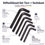 Bild des 6-teiligen Stiftschlüssel-sets Bild des 6-teiligen Stiftschlüssel-sets